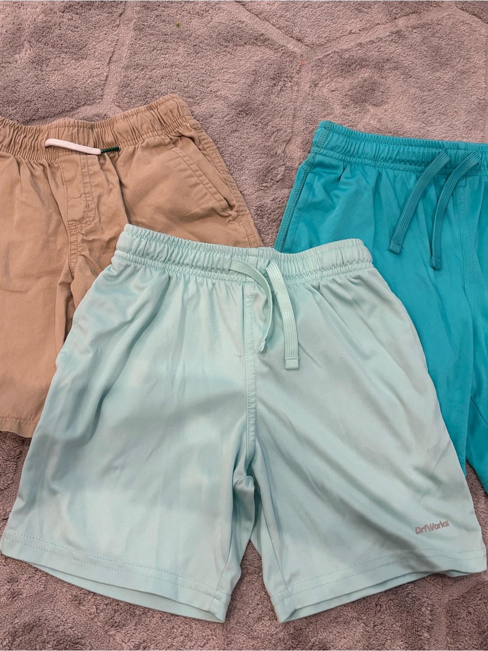 Light Aqua Drifit Athletic Shorts - Mint Blue